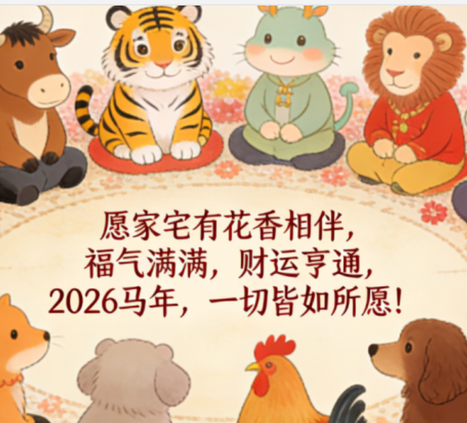 马年必看！12 属相专属年宵花，藏着开运密码！