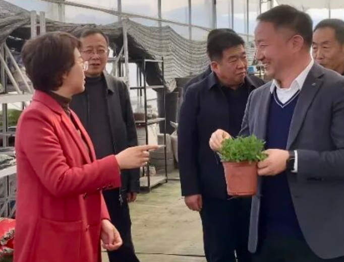 深耕花卉产业 助力乡村振兴 稷山县考察团莅临虹彩园艺集团考察座谈